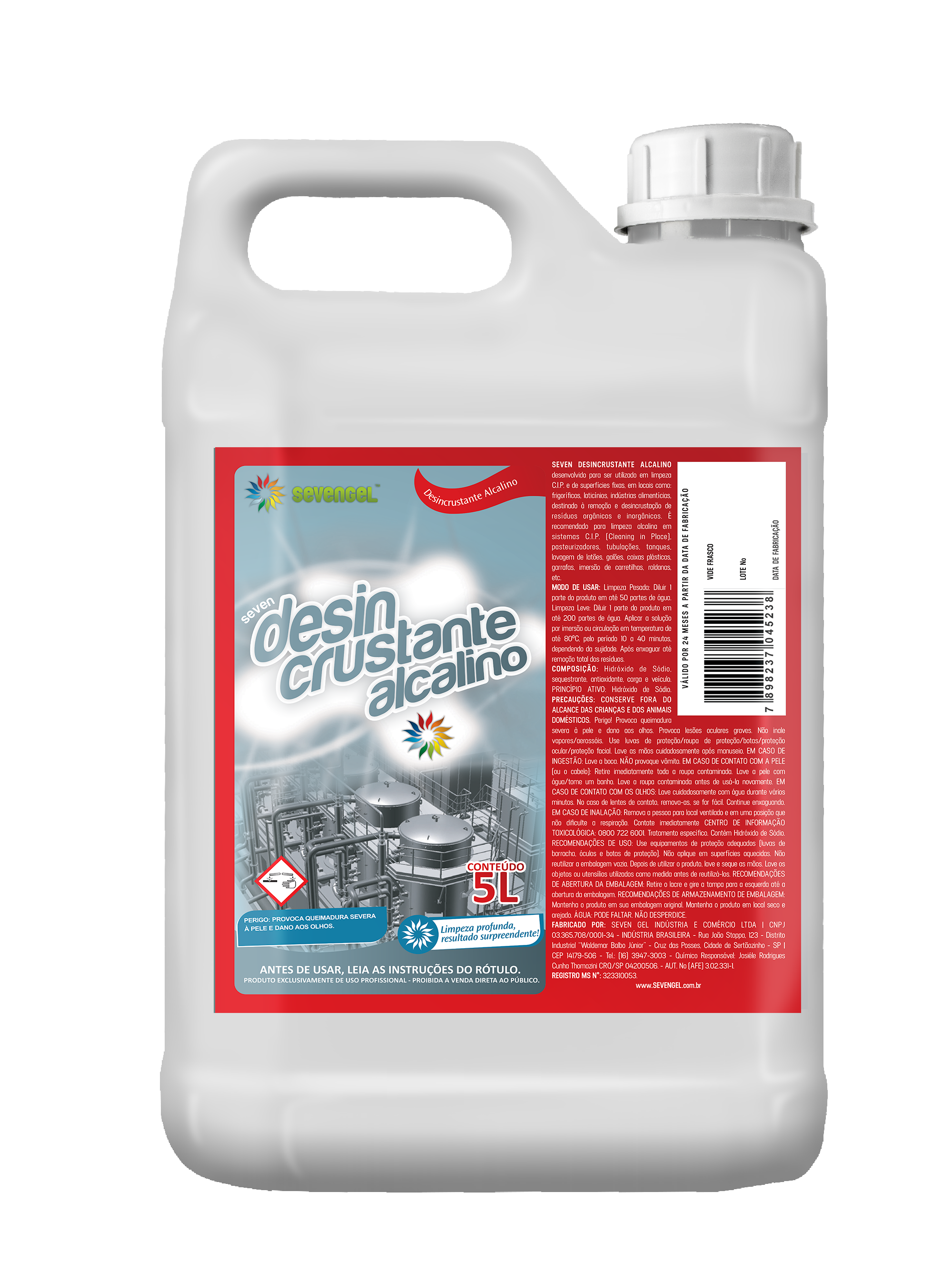 Seven Desincrustante Alcalino
